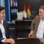 Presidente Paz y alcalde electo de Santa Cruz anuncian coordinación para una nueva gestión