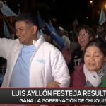Luis Ayllón: “No los voy a defraudar”, tras imponerse en Chuquisaca con el 53%