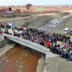 Los distritos 3 y 4 de El Alto se conectan a través del puente Mercedario; una obra millonaria