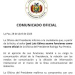 Designan a José Luis Gálvez como vocero presidencial