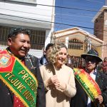 Primera Dama del país asiste al aniversario institucional de la Federación de Juntas Vecinales Norte en El Alto