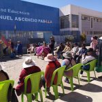 Vecinos del Distrito 4 de El Alto se beneficiarán enlosetado de calles, graderías, canchas y jardineras