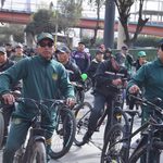Con minuto de silencio y caravana ciclista, alcalde Eliser Roca inaugura el Día Nacional del Peatón en el Alto