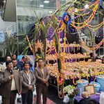 Alcaldía de El Alto instala la mesa tradicional de Todos Santos en el hall del Jach’a Uta