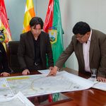 El Alto: Red Habitat entrega a la Alcaldía mapa de riesgos de cinco ríos de la ciudad